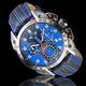 MINI Swiss Watches極速運動計時腕錶(MINI-160113)-藍 product thumbnail 3