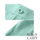 O.S.A LADY 縷空蕾絲葉片褲腳九分褲 (粉綠色) product thumbnail 3