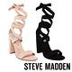 STEVE MADDEN-COSMIC 一字綁帶繞踝粗高跟涼鞋-黑色 product thumbnail 6