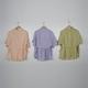 【MASTINA】兩件式微透膚短袖襯衫 綠 杏 紫 product thumbnail 6