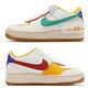 Nike 休閒鞋 Wmns AF1 Shadow 女鞋 白 綠 紅 膠底 拼接 解構 夏日 厚底 CI0919-118 product thumbnail 2