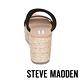 STEVE MADDEN-JOLTED 側邊鬆緊雙粗帶楔型拖鞋-黑色 product thumbnail 5