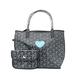 Goyard 愛心印花logo雙面購物包-迷你(灰) product thumbnail 2