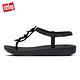 FitFlop IQUSHION SPLASH-FLOWER BACK-STRAP SANDALS 花飾輕量人體工學戲水後帶涼鞋-女(靓黑色) product thumbnail 3