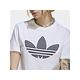 Adidas 短袖上衣 Trefoil Application 女款 黑 白 格紋 短T T恤 三葉草 愛迪達 HB9436 product thumbnail 8