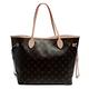 LV M41601限量Monogram V Neverfull MM肩背子母包(中-淺藍) product thumbnail 4