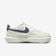 Nike Wmns Court Vision Alta LTR DM0113-102 女 休閒鞋 厚底 皮革 米 藍 product thumbnail 2