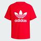 adidas 愛迪達 上衣 女款 短袖上衣 運動 三葉草 TREFOIL TEE 紅 IR9536 product thumbnail 4