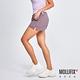 Mollifix 瑪莉菲絲 側開衩彈性腰頭運動短褲 (日暮灰)、跑步、訓練褲、瑜珈服 product thumbnail 3