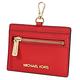 MICHAEL KORS JET SET TRAVEL金屬LOGO橫式證件夾(紅) product thumbnail 3