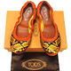 TODS 麂皮蛇紋弧形豆豆芭蕾舞鞋(36~38號)(橘色) product thumbnail 5