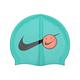 Nike 泳帽 Have A Nike Day Swim Cap 藍綠 矽膠 成人 泳具 游泳 運動 彈性 NESSC164-339 product thumbnail 2