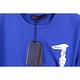 TRUSSARDI-JEANS 藍色品牌字母棉質短袖T恤 product thumbnail 4