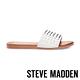 STEVE MADDEN-FARRYN 帥氣皮革鉚釘一字拖鞋-白色 product thumbnail 3