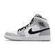 Nike 休閒鞋 Air Jordan 1 Mid  男鞋 小Dior 喬丹一代 灰 白 黑 煙灰 Smoke Grey 554724092 product thumbnail 3