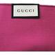 GUCCI SC GGNET GG LOGO 義大利製羊毛混絲質寬版披肩/圍巾(紫紅色) product thumbnail 7