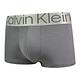 Calvin Klein Reconsidered Steel 絲質寬腰帶合身四角/平口褲 CK內褲-海軍藍、灰、黑 三入組 product thumbnail 3
