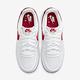 Nike Wmns Air Force 1 07 ESS SNKR [DX6541-100] 女 休閒鞋 經典 白紅 product thumbnail 4