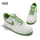 Nike 休閒鞋 Air Force 1 07 男鞋 白 草綠 AF1 皮革 經典 DH7561-105 product thumbnail 7