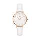 Daniel Wellington DW 手錶 Petite Bondi 28mm純真白真皮皮革錶-白錶盤-玫瑰金框 DW00100249 product thumbnail 2