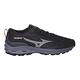 MIZUNO WAVE RIDER GTX SW 女慢跑鞋-3E-美津濃 J1GD228021 黑灰銀 product thumbnail 2