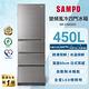 SAMPO聲寶 450L一級變頻四門玻璃冰箱 SR-C45GDD 含基本安裝+舊機回收 product thumbnail 3