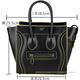 CELINE Micro Luggage 小牛皮明線飾手提冏包(黑色) product thumbnail 6