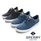 SPERRY 百搭素面休閒色織帆布鞋(男)-灰 product thumbnail 6