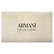 ARMANI COLLEZIONI 經典虛線大LOGO素面圍巾-藍 product thumbnail 5