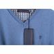 TRUSSARDI T字刺繡細節灰藍色針織羊毛衫 product thumbnail 4