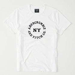 af a&f Abercrombie & Fitch 短袖 T恤 白色 0359