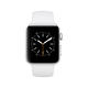 Apple Watch Series 2 42mm銀色鋁金屬錶殼搭配白色運動型錶帶 product thumbnail 3