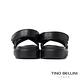 TINO BELLINI 男款 牛皮粗獷紋理交叉造型寬帶涼鞋HM0O004 product thumbnail 5