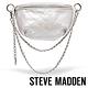 STEVE MADDEN-BMANDIE 金屬鍊條菱格個性腰包-銀色 product thumbnail 5