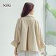 【KiKi】法式荷葉袖氣質-女長袖外套(二色/版型適中) product thumbnail 3