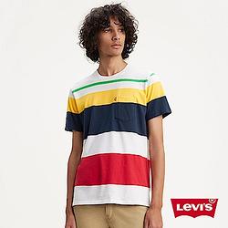 Levis 男款 短袖T恤 翻玩夏日Logo T 撞色休閒風 單口袋