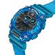 CASIO卡西歐 G-SHOCK 工業風格半透明雙顯手錶-透藍_GA-900SKL-2A_49.5mm product thumbnail 2