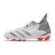 adidas 足球鞋 Predator Freak 3 運動 女鞋 愛迪達 透氣 包覆 足球訓練 大童 白 灰 FY6305 product thumbnail 2