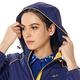 【Lynx Golf】女款內刷毛保暖舒適反光印花設計拉鍊口袋長袖可拆式連帽外套(二色) product thumbnail 11