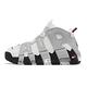 Nike 休閒鞋 Wmns Air More Uptempo 白 灰 酒紅 女鞋 大AIR Rosewood DV1137-100 product thumbnail 2