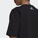 adidas 上衣 女款 短袖上衣 運動 寬鬆 短版 亞規 W BIG LOGO T SS 黑 HB5101 product thumbnail 6