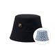 FILA 雙面時尚筒帽-黑 HTY-1501-BK product thumbnail 2