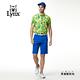 【Lynx Golf】男款日本進口布料高透濕防潑水隱形拉鍊平口休閒短褲-寶藍色 product thumbnail 4