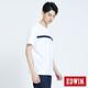 EDWIN 提織單條 短袖T恤-男-白色 product thumbnail 4