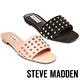 STEVE MADDEN-VIV-個性圓鉚釘寬版低跟涼鞋-米色 product thumbnail 6