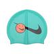 Nike 泳帽 Have A Nike Day Swim Cap 藍綠 矽膠 成人 泳具 游泳 運動 彈性 NESSC164-339 product thumbnail 3