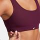 NIKE AS W NK ALATE ALL U RIB BRA 女運動內衣-酒紅-FB4067610 product thumbnail 3