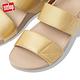 FitFlop MINA TEXTURED GLITZ BACK-STRAP SANDALS寬帶可調整式後帶涼鞋-女(金鉑色) product thumbnail 5