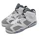 Nike Air Jordan 6 Retro GS 大童鞋 女鞋  Cool Grey 6代 喬丹 休閒鞋 384665-100 product thumbnail 2