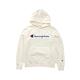 Champion Basic 草寫Logo內刷毛大口袋連帽Tee 米白 product thumbnail 2